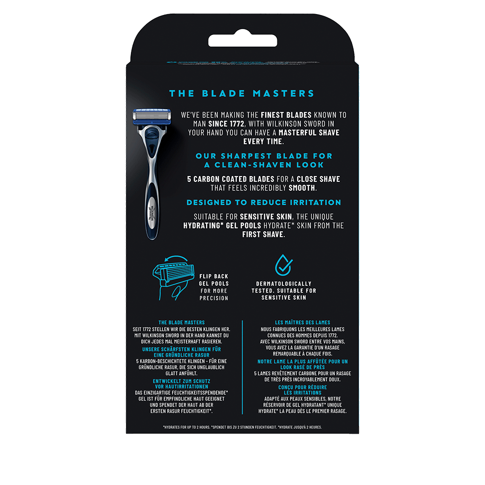 Bild: Wilkinson Hydro 5 Rasierer mit Rasierklingen 