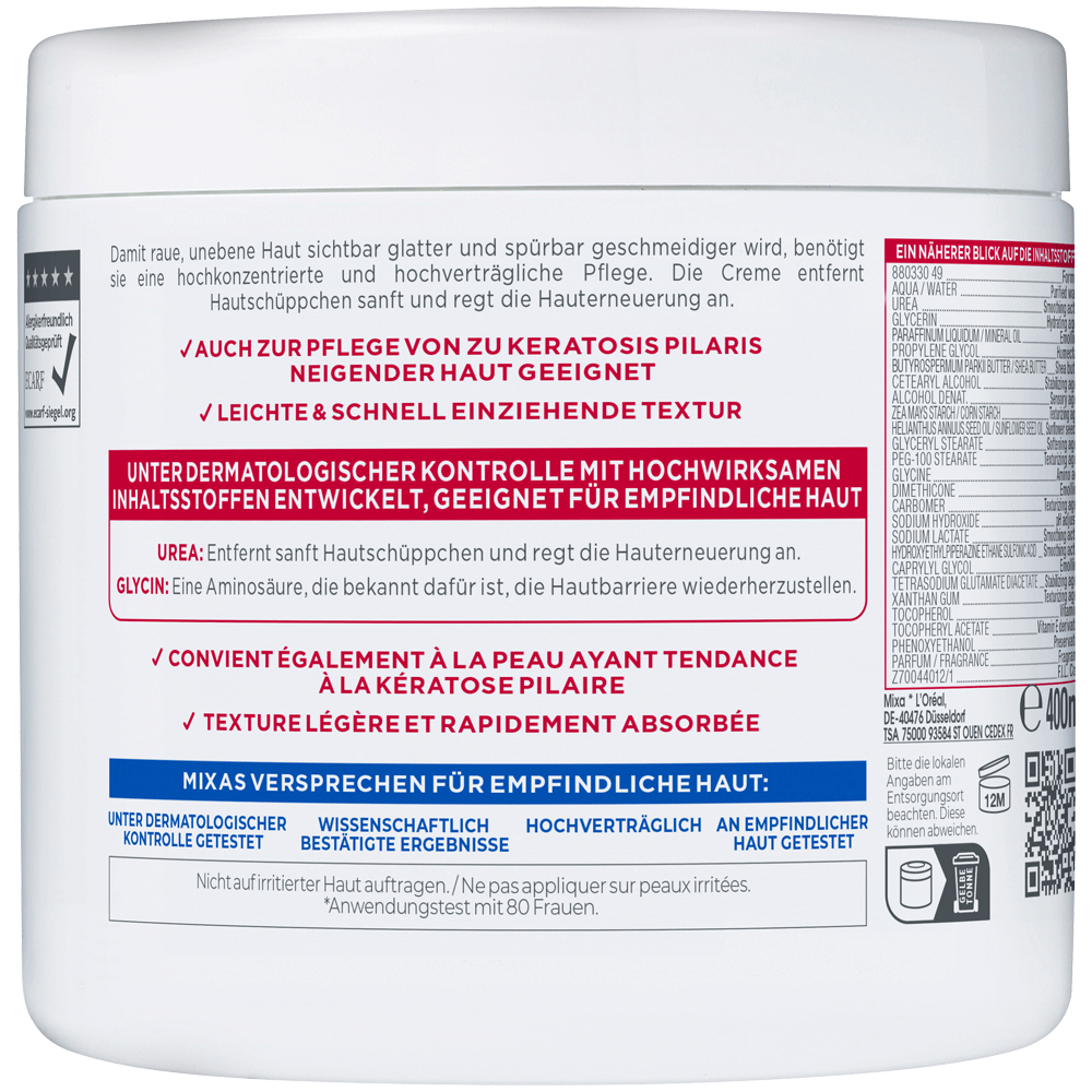 Bild: Mixa Urea Cica Repair Creme 