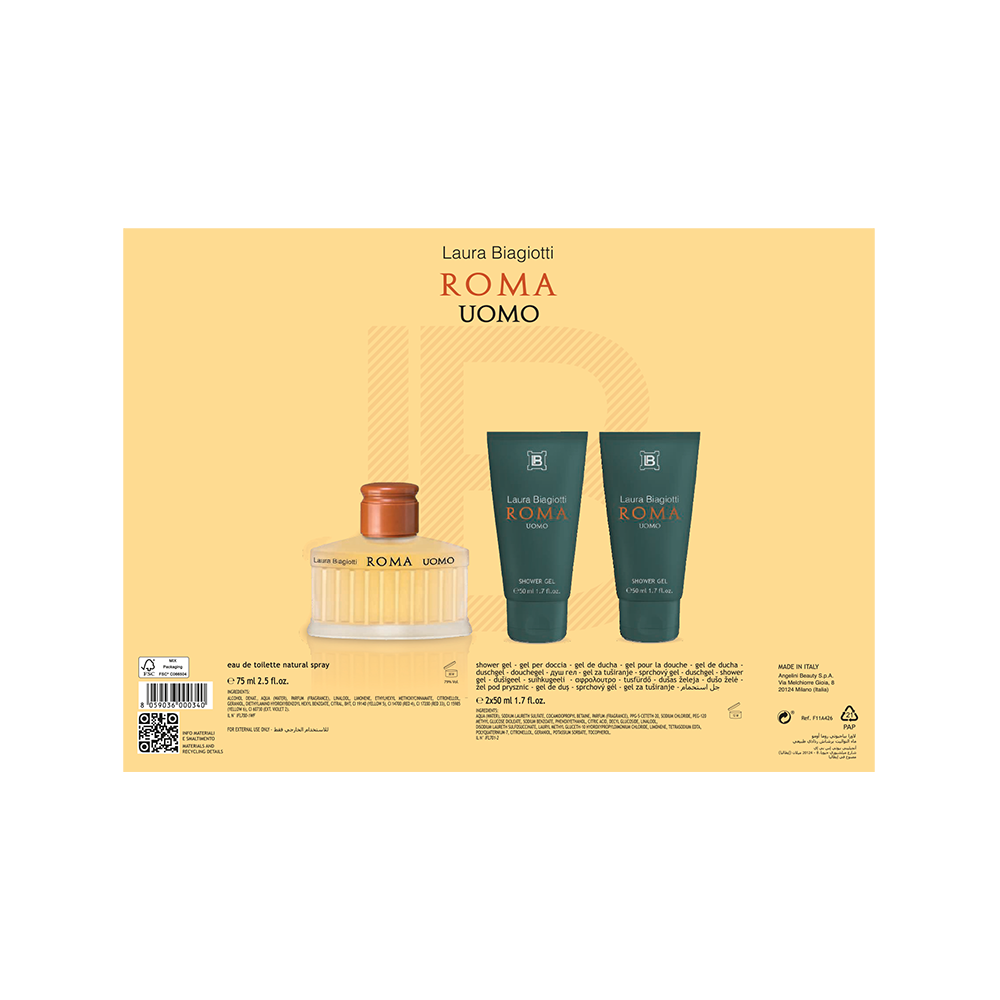 Bild: Laura Biagiotti Roma Uomo Geschenkset 