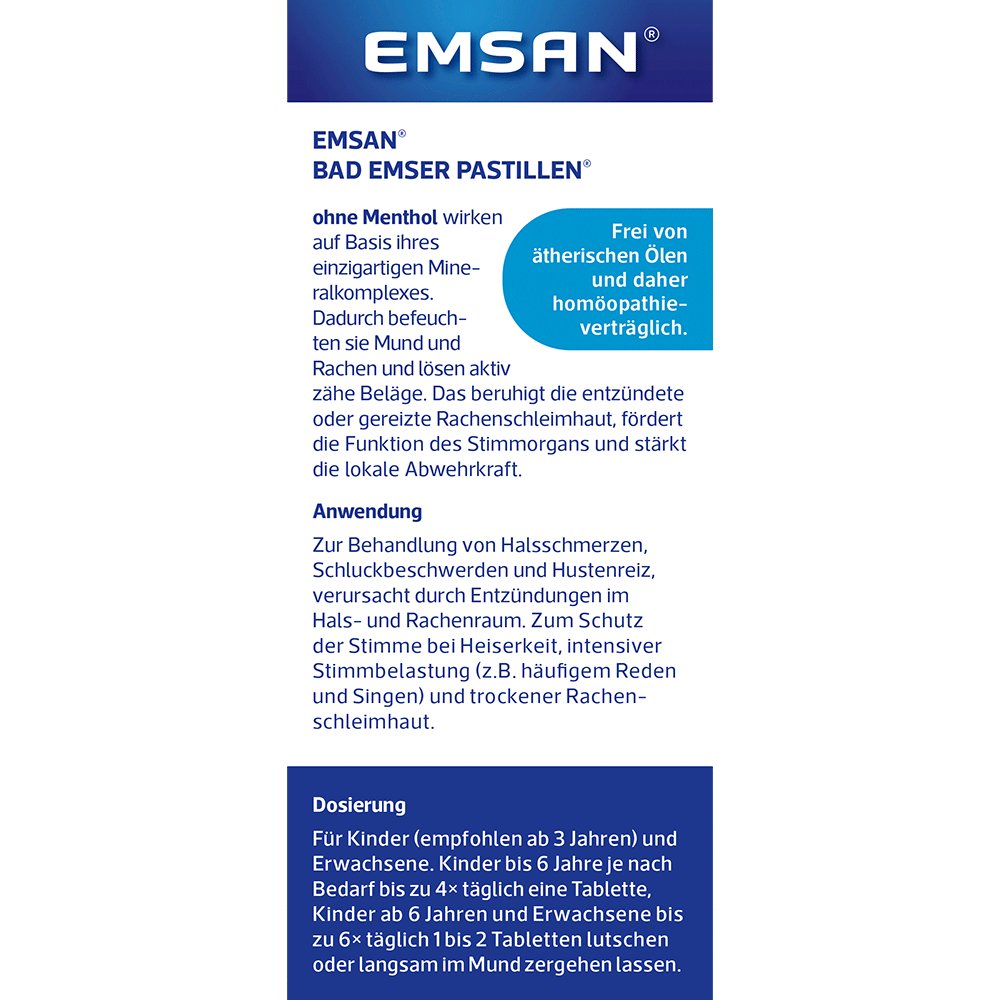 Bild: Emsan Bad Emser Pastillen ohne Menthol Klassik 