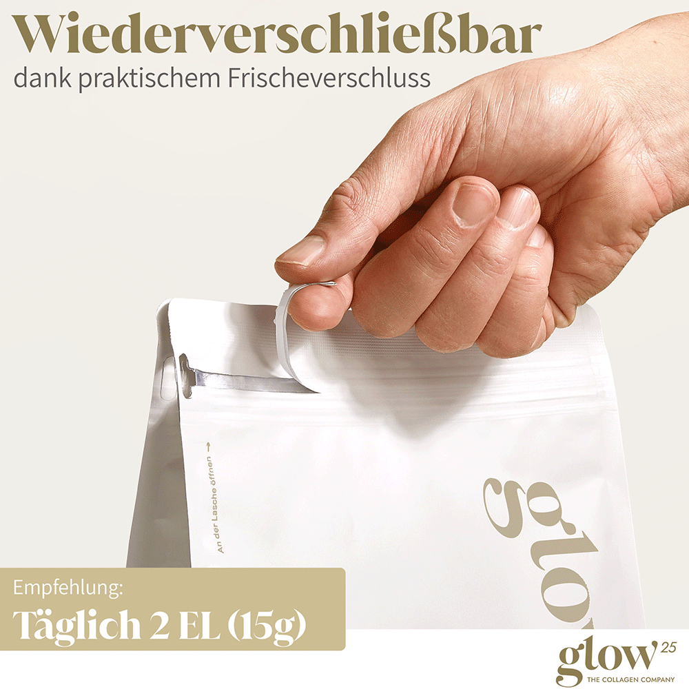 Bild: Glow 25 Kollagen Pulver