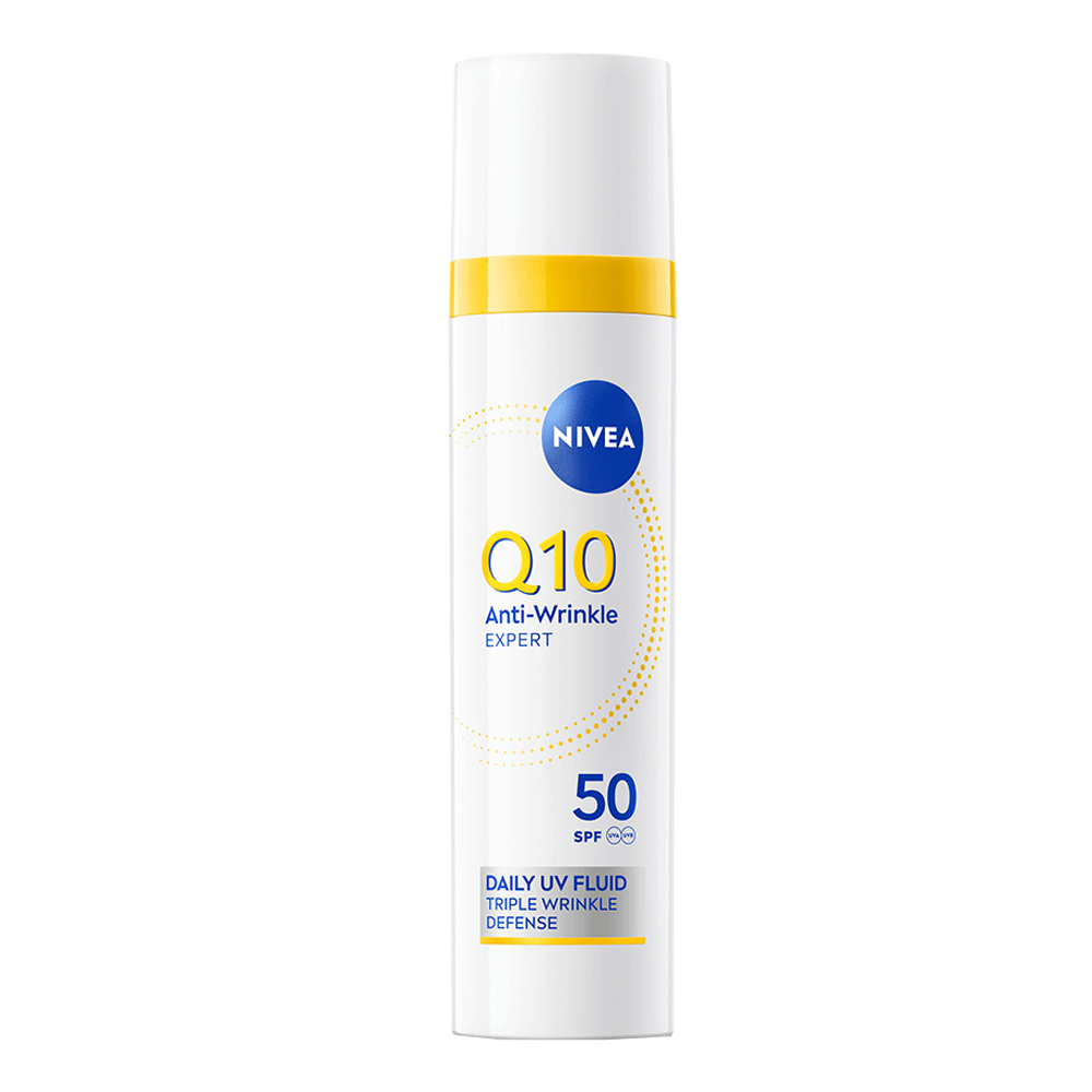 Bild: NIVEA Daily UV Fluid Q10 Anti Falten Experte LSF 50 