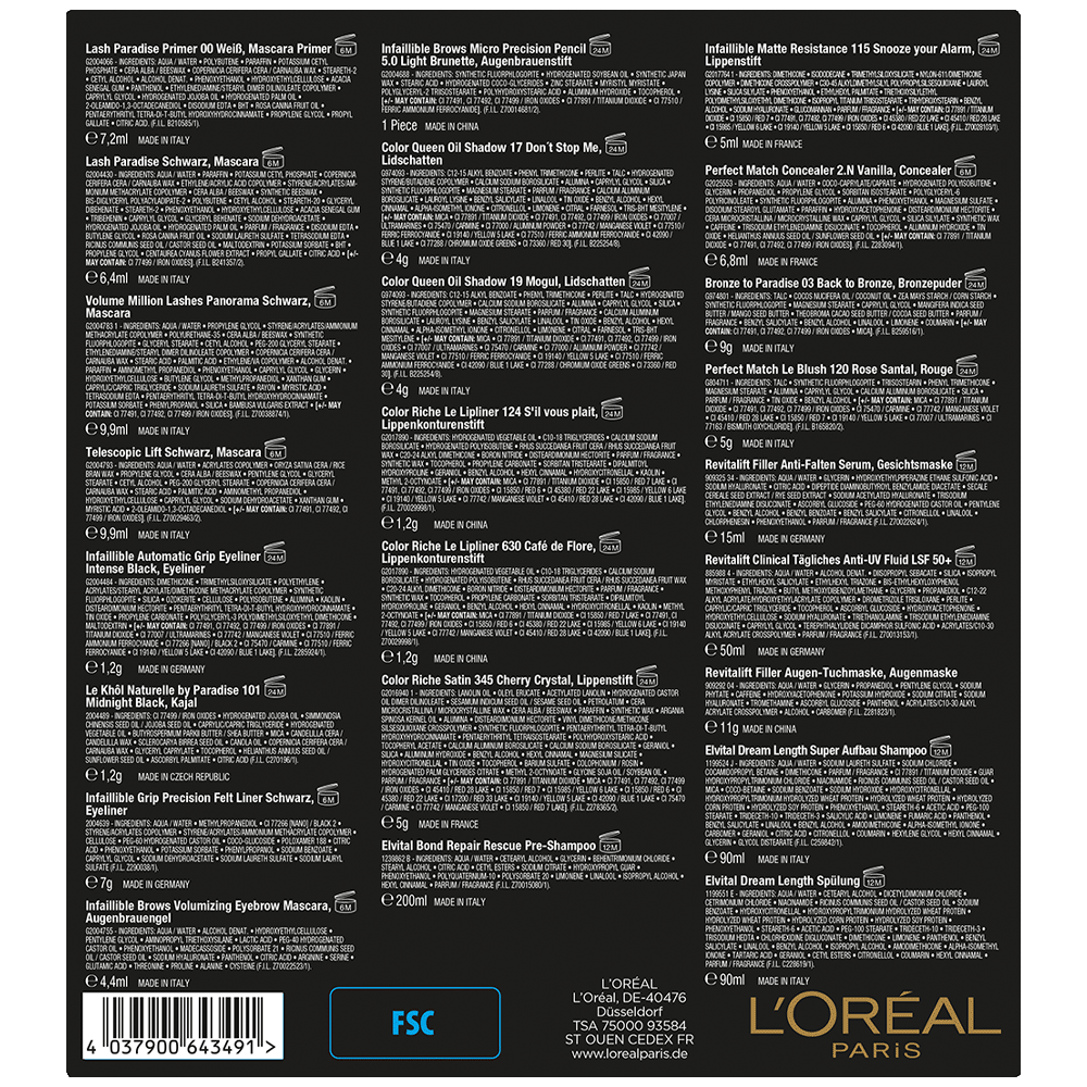 Bild: L'ORÉAL PARIS Beauty Adventskalender