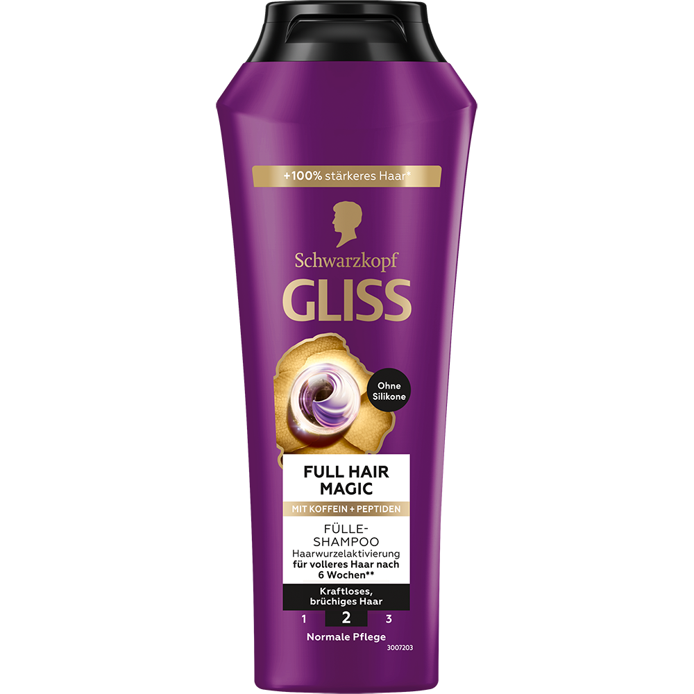 Bild: Schwarzkopf GLISS Fülle Shampoo Full Hair Magic 