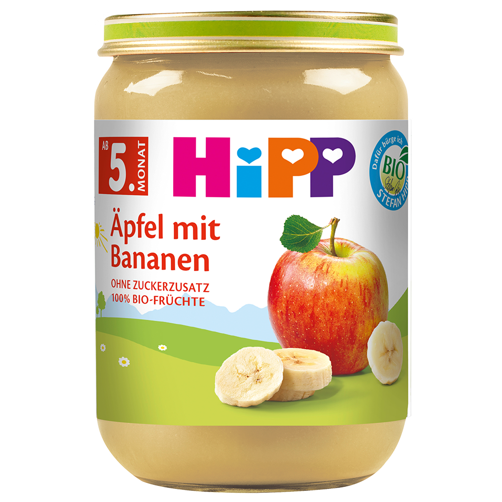 Bild: HiPP Äpfel mit Bananen 