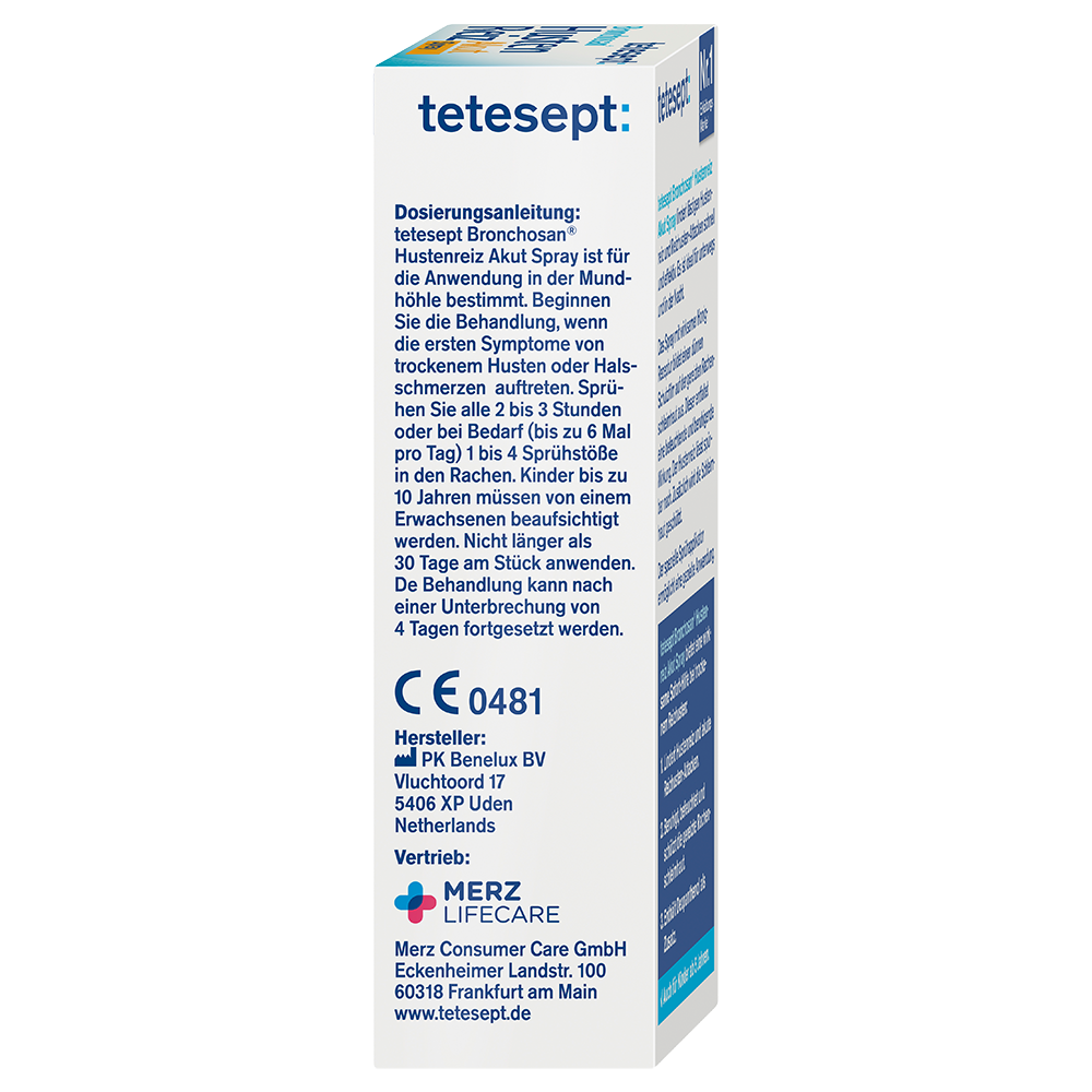Bild: tetesept: Bronchosan Husten Reiz Akut Spray 