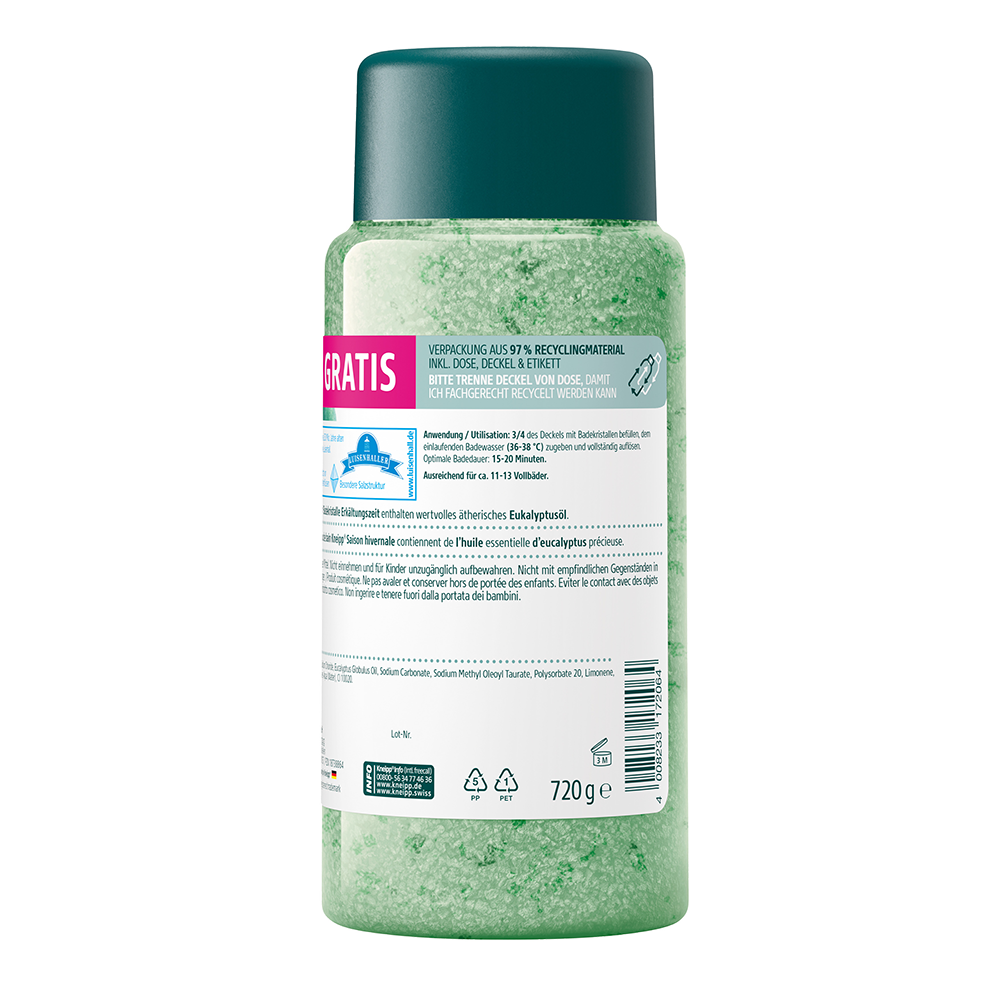 Bild: Kneipp Badekristalle Erkältungszeit 