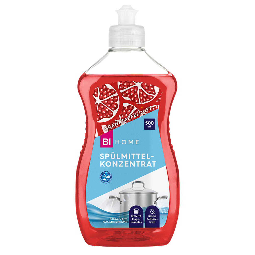 Bild: BI HOME Spülmittelkonzentrat Granatapfelduft 