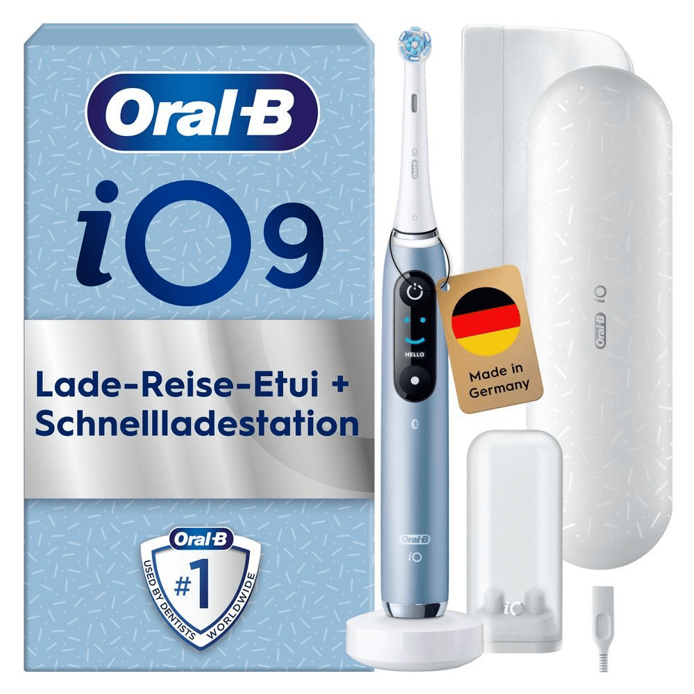 Bild: Oral-B iO Series 9 Elektrische Zahnbürste, Aqua Marine 