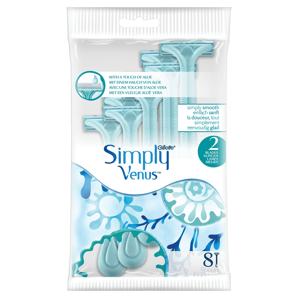 Bild: Gillette Simply Venus 2 Einwegrasierer 