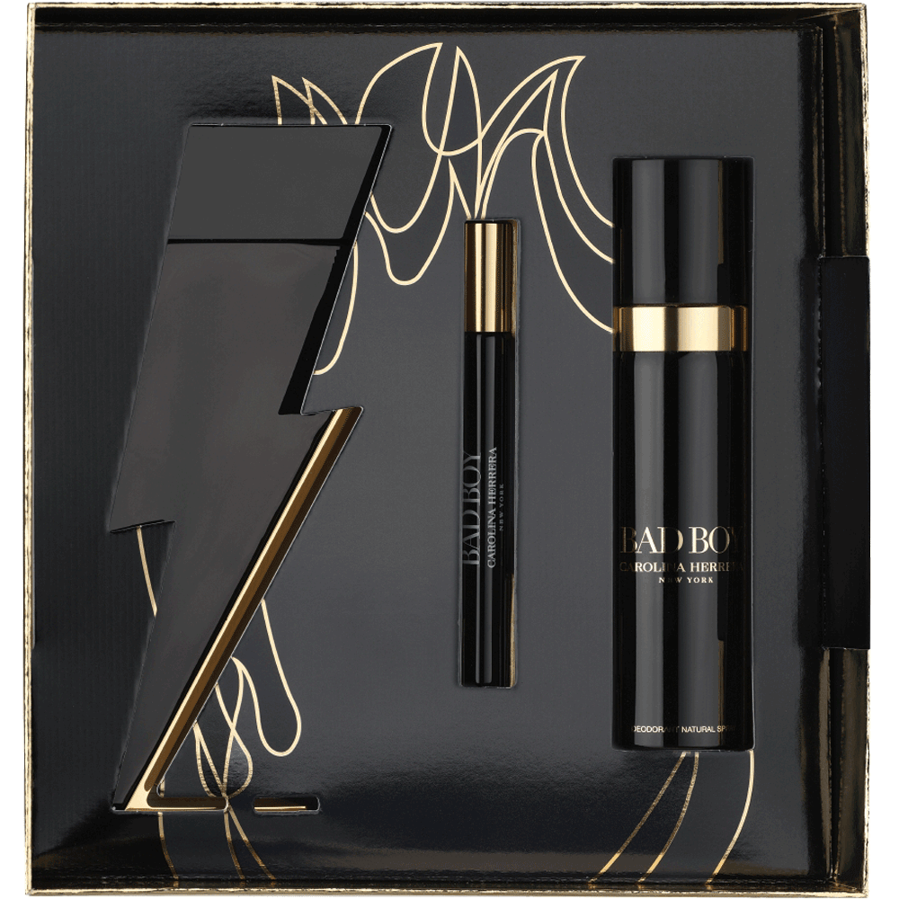 Bild: CAROLINA HERRERA Bad Boy Geschenkset Eau de Toilette 100 ml & 10 ml + Deo Spray 100 ml