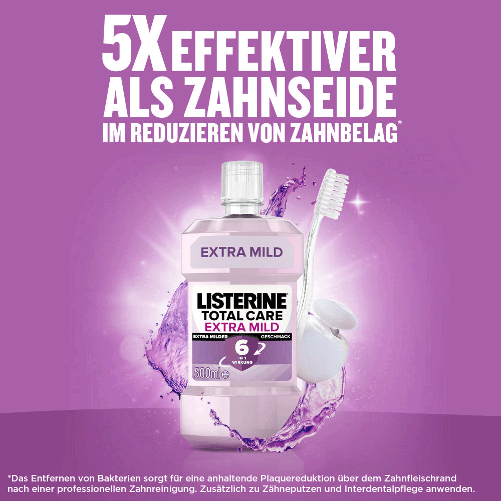 Bild: LISTERINE Total Care Extra Mild Mundspülung 