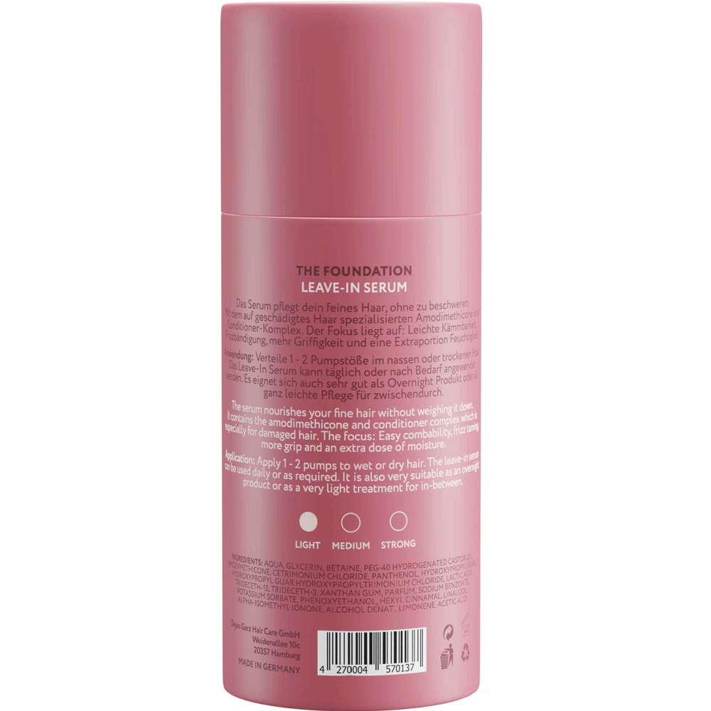 Bild: Dejan Garz Leave In Serum The Foundation 