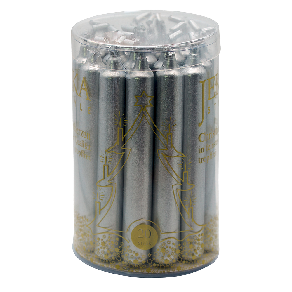 Bild: Jeka Baumkerzen Silber 