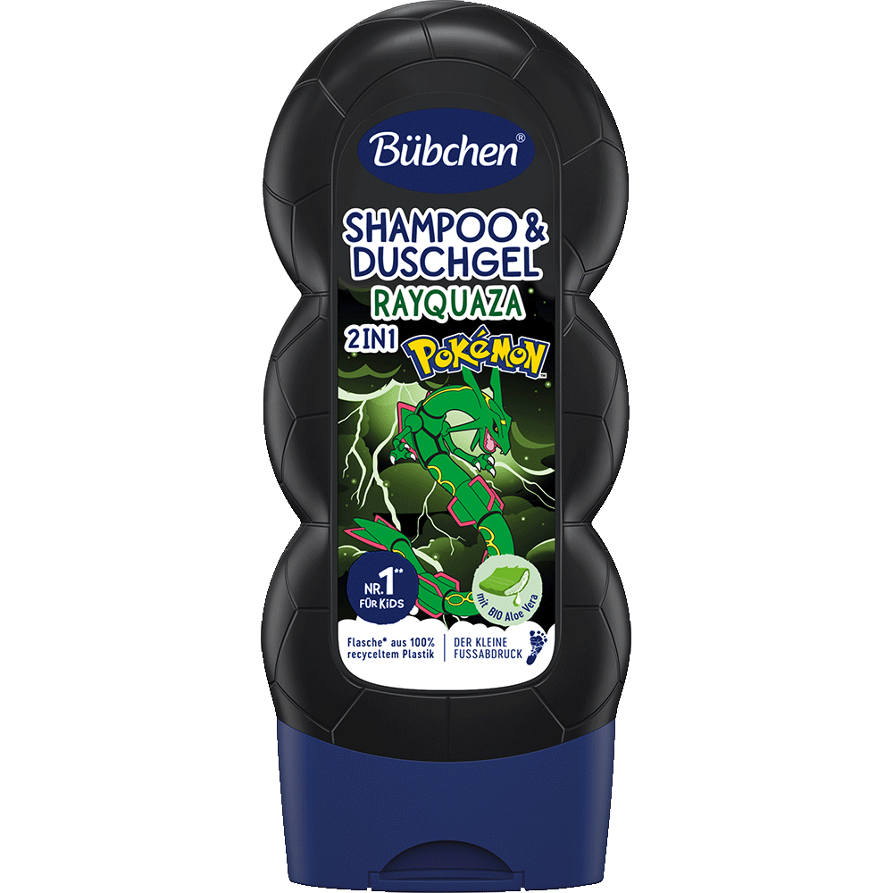 Bild: Bübchen 2in1 Shampoo und Duschgel Pokemon Legends 