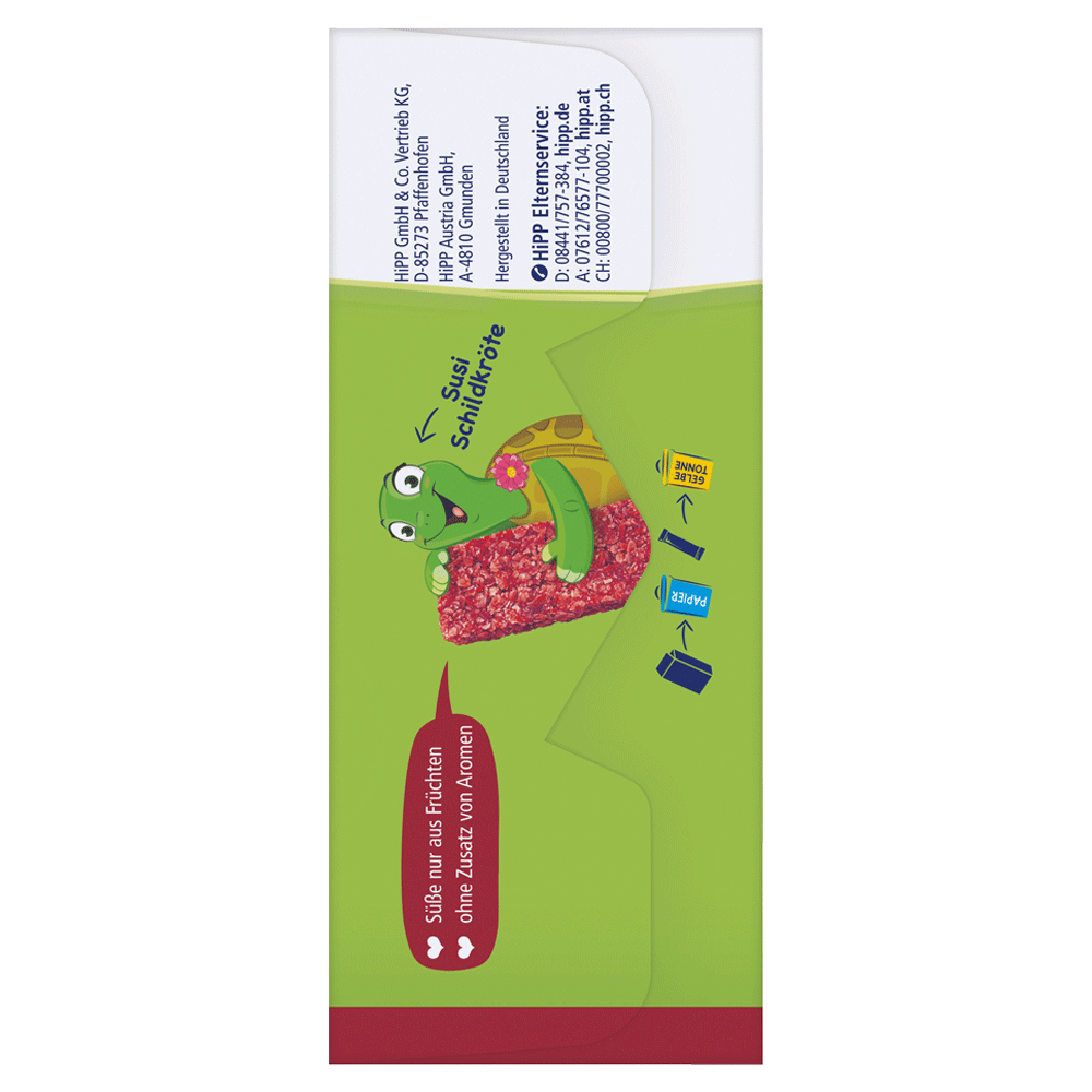 Bild: HiPP Hafer Riegel Erdbeere und Himbeere