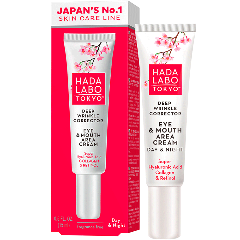 Bild: HADA LABO TOKYO Anti Falten Augen und Mundcreme Deep Wrinkle Corrector 