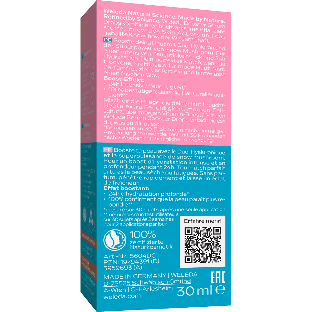 Bild: WELEDA Hyaluornic Moisture Serum Drops