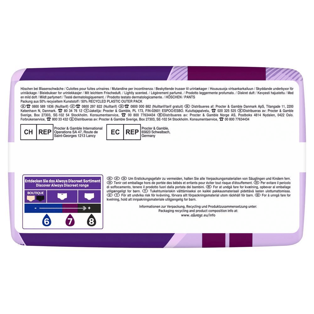 Bild: always Discreet Inkontinenz-Höschen 