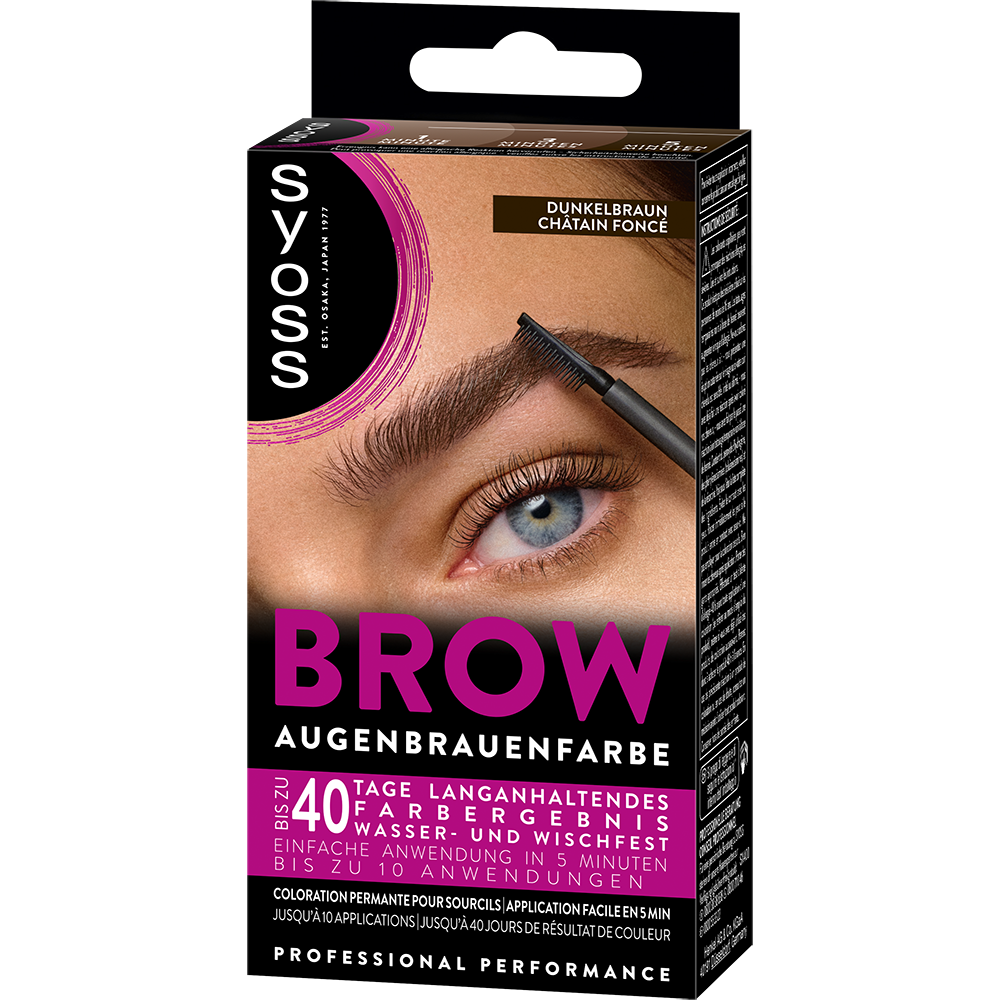 Bild: syoss Augenbrauen Farbe Dunkelbraun