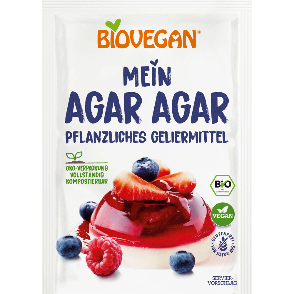 Bild: Biovegan Mein Agar Agar Pflanzliches Geliermittel 