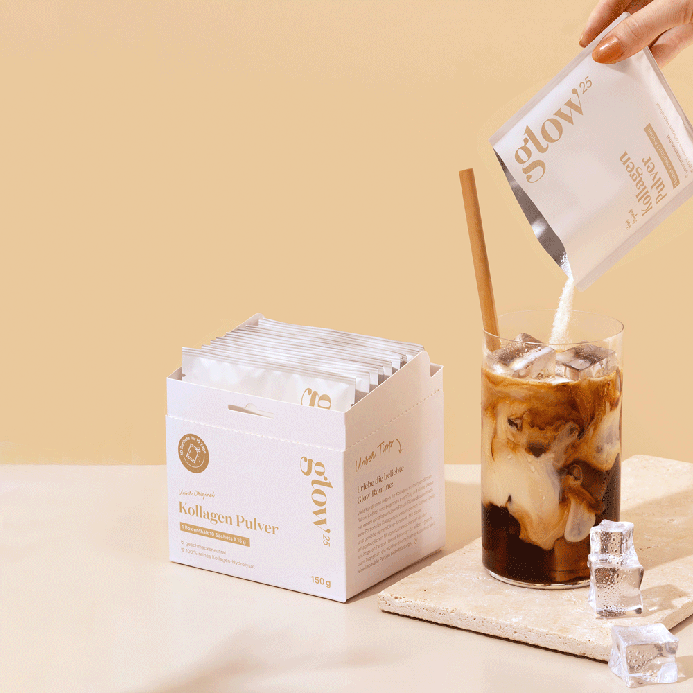 Bild: Glow 25 Kollagen Pulver 10 x 15g 