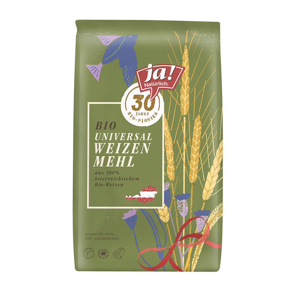 Bild: ja! Natürlich. Universal Weizen Mehl