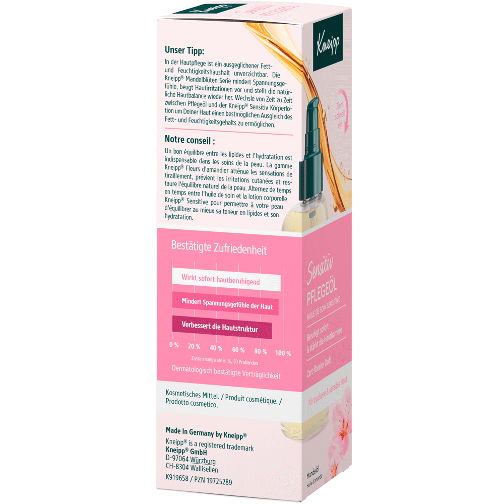 Bild: Kneipp Sensitiv Pflegeöl Mandel