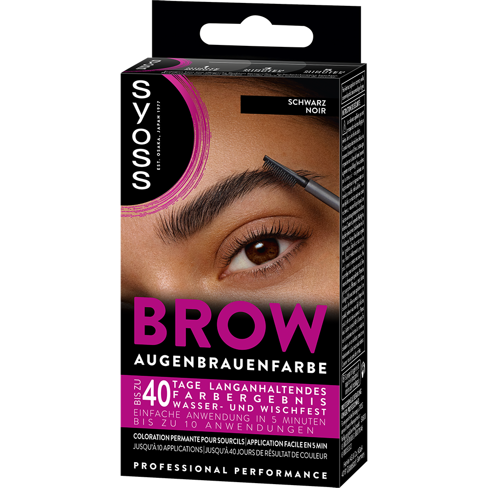 Bild: syoss Augenbrauen Farbe Schwarz