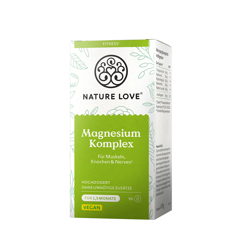 Bild: NATURE LOVE Magnesium Komplex 
