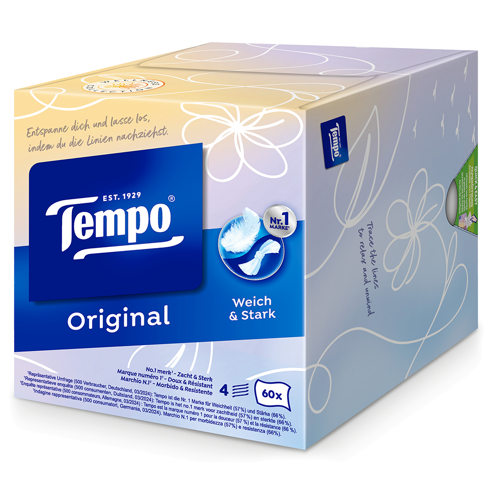 Bild: Tempo Original Würfel Box 