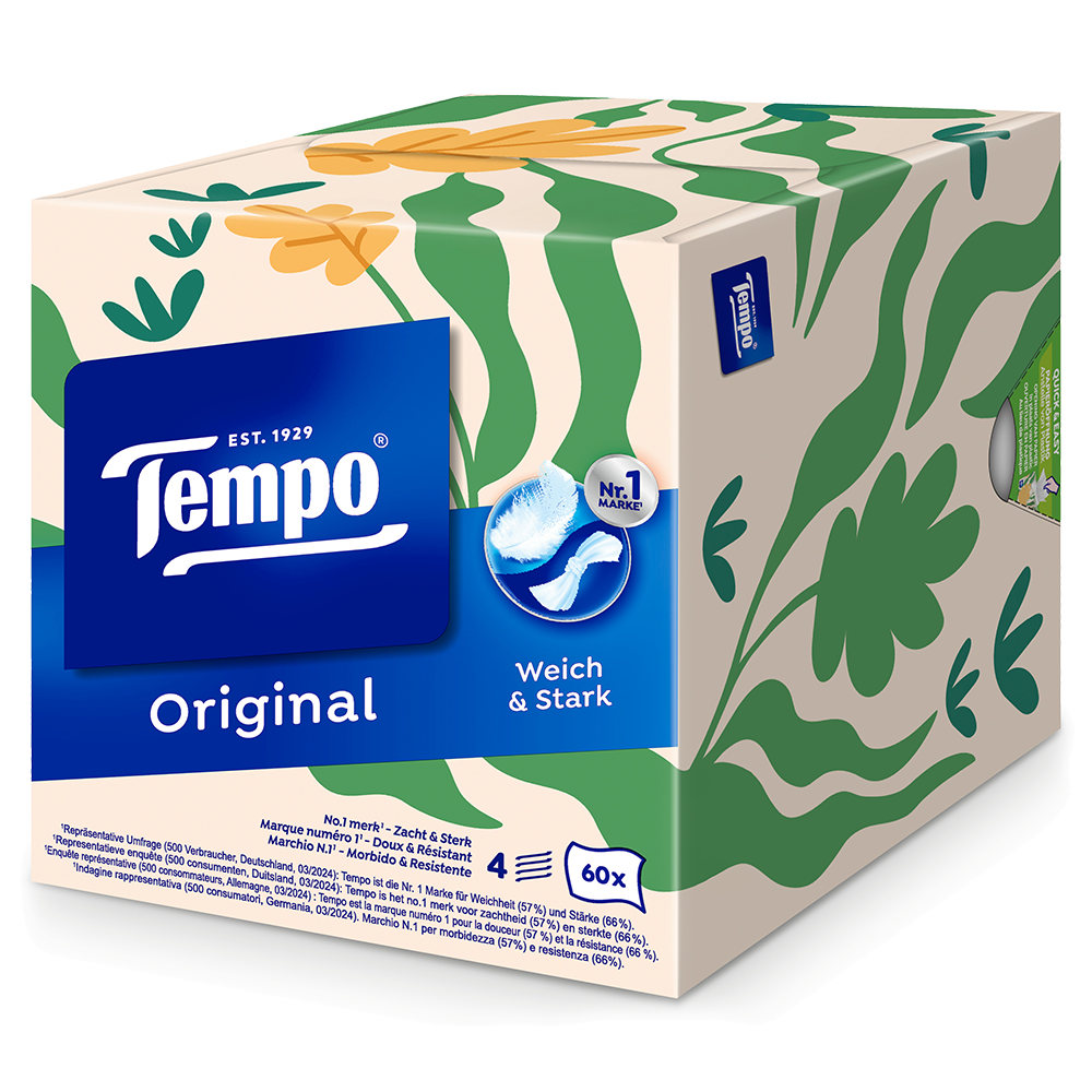 Bild: Tempo Original Würfel Box 