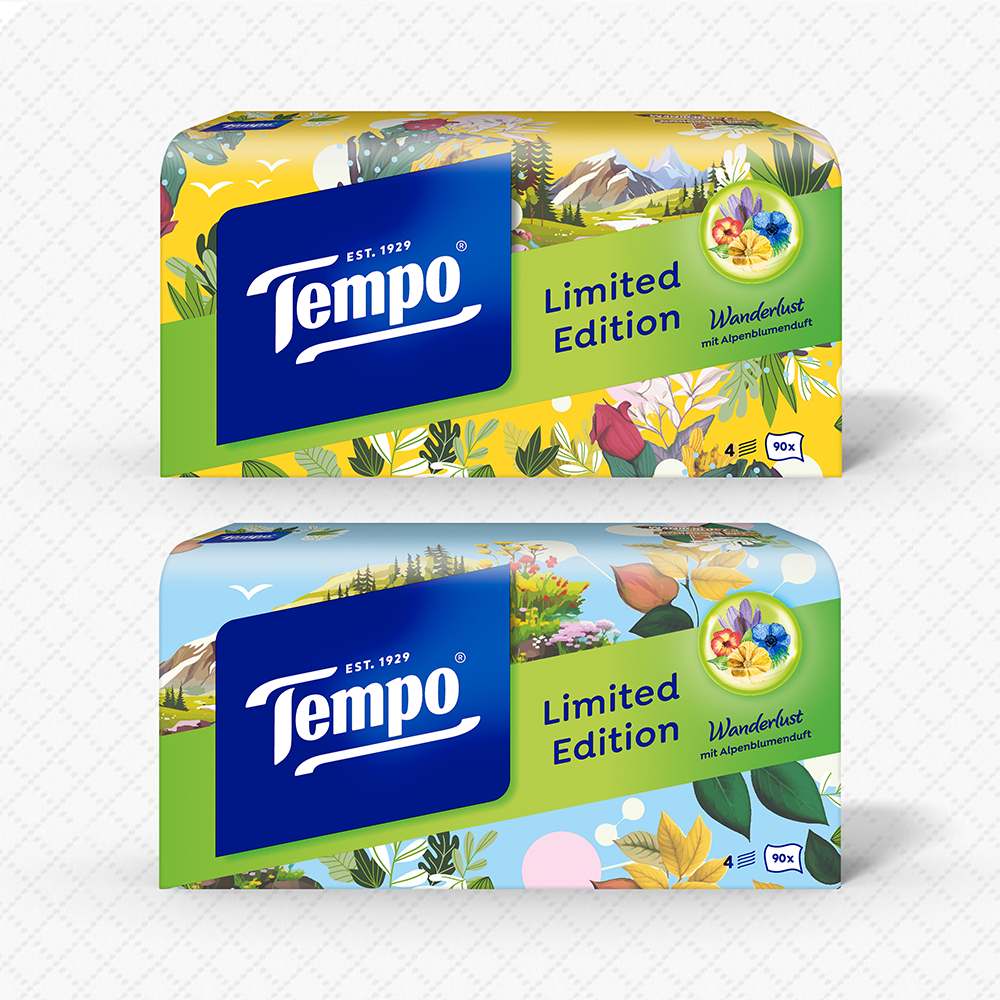 Bild: Tempo Taschentücher Duft Duo Box Limited Edition 