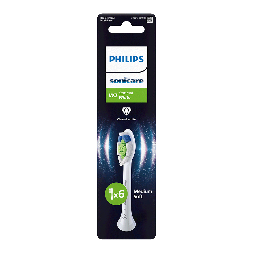 Bild: PHILIPS Sonicare Aufsteckbürsten W2 Optimal White 6er Pack