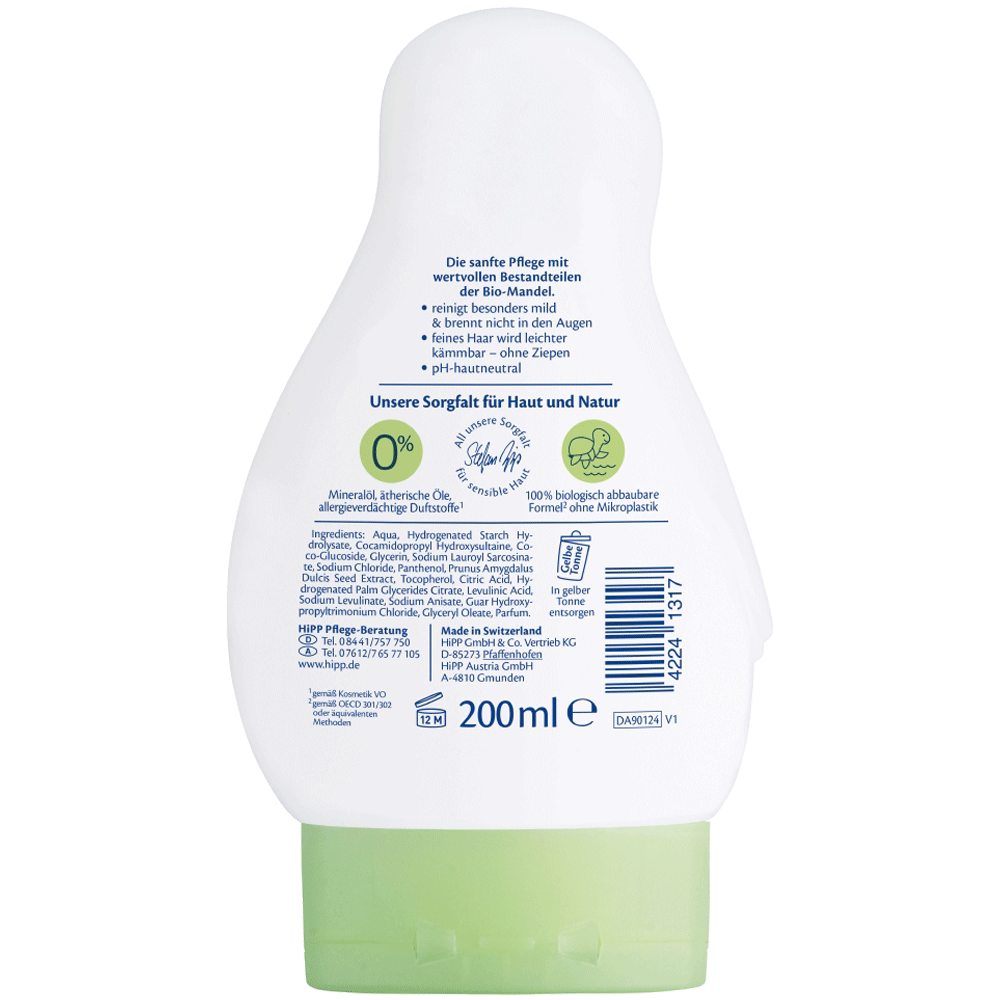 Bild: HiPP Babysanft 2in1 Shampoo + Dusche Sensitiv