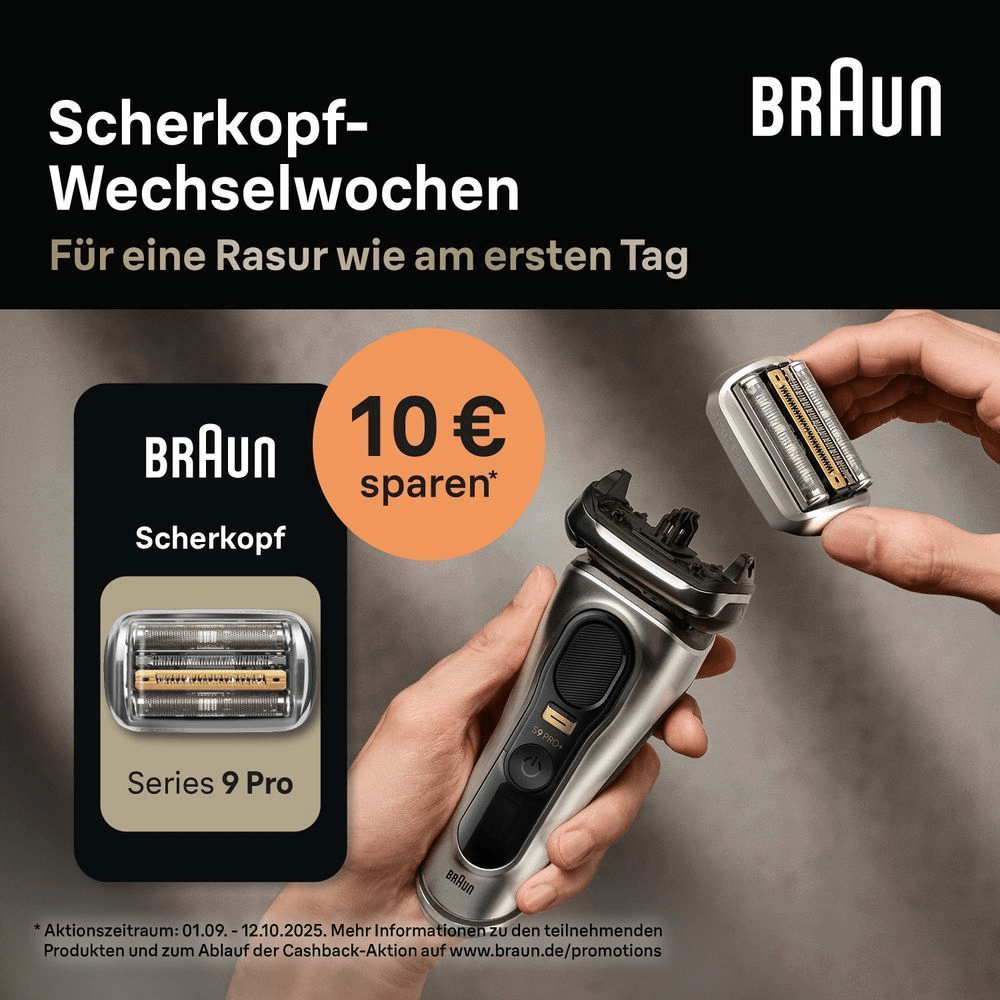 Bild: Braun Series 9 PRO+ Elektrorasierer ORIGINAL Scherkopf, 96M 