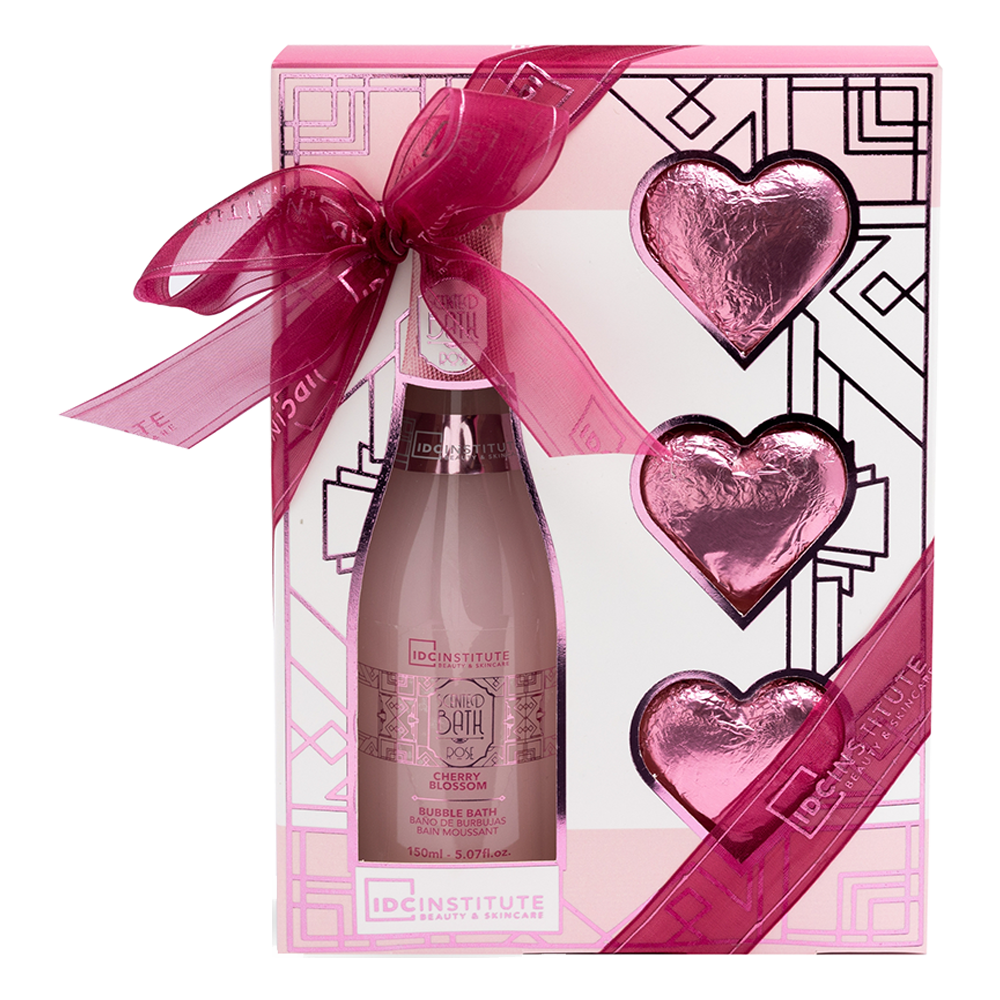 Bild: IDC Institute Geschenkset Scented Bath Rose Cherry Blossom Bubble Bath 