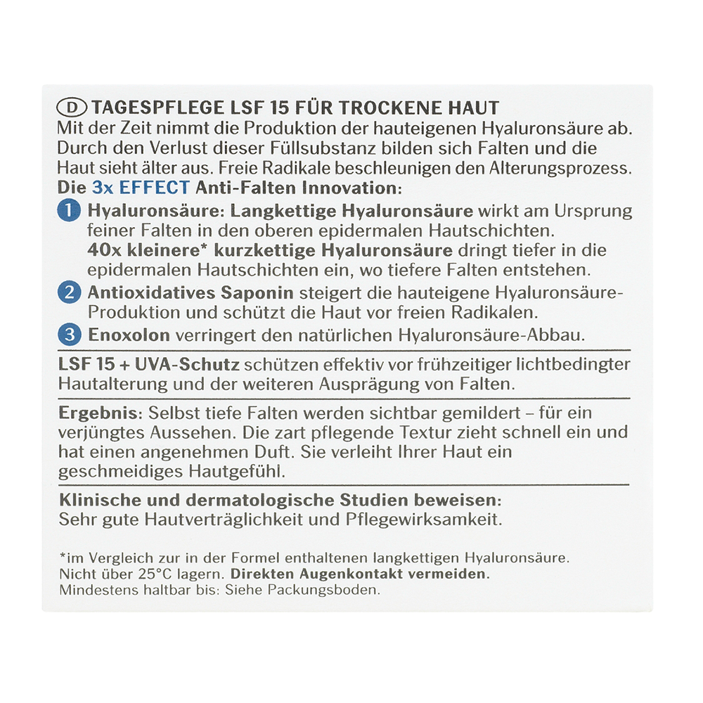 Bild: Eucerin Tagescreme Hyaluron Filler LSF 15 