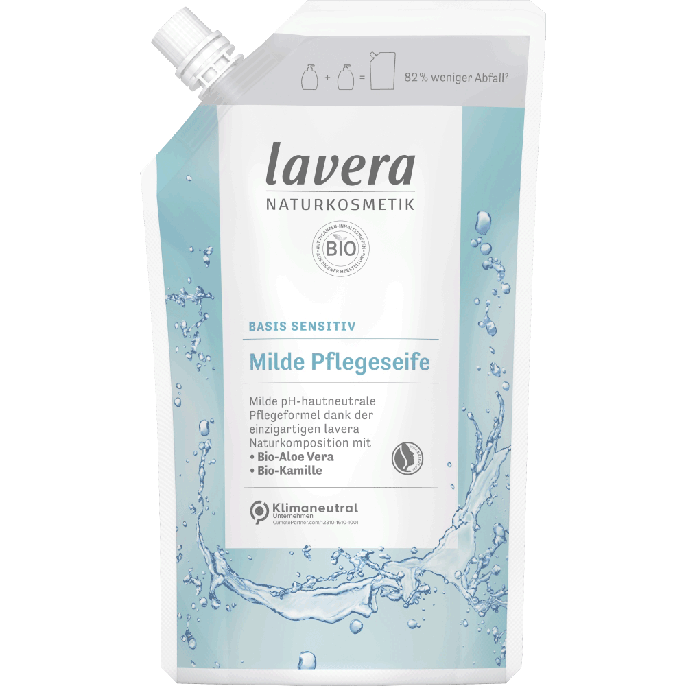 Bild: lavera Nachfüllung Seife Sensitiv Aloe & Kamille