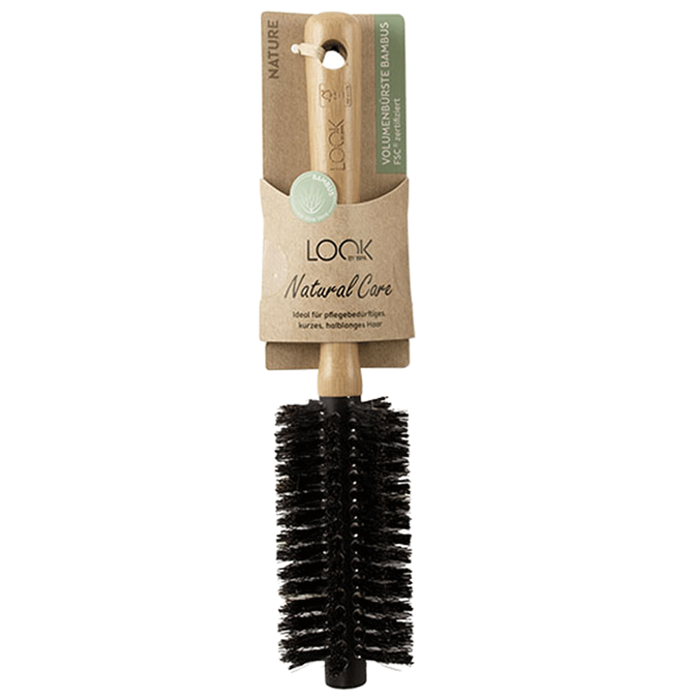 Bild: LOOK BY BIPA Haarbürste Rundbürste Wildschweinborsten