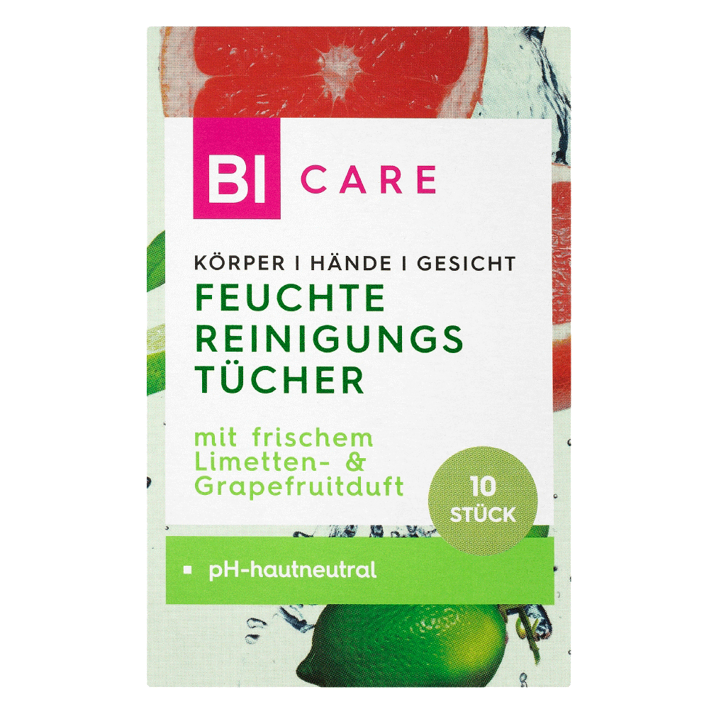 Bild: BI CARE Erfrischende Reinigungstücher