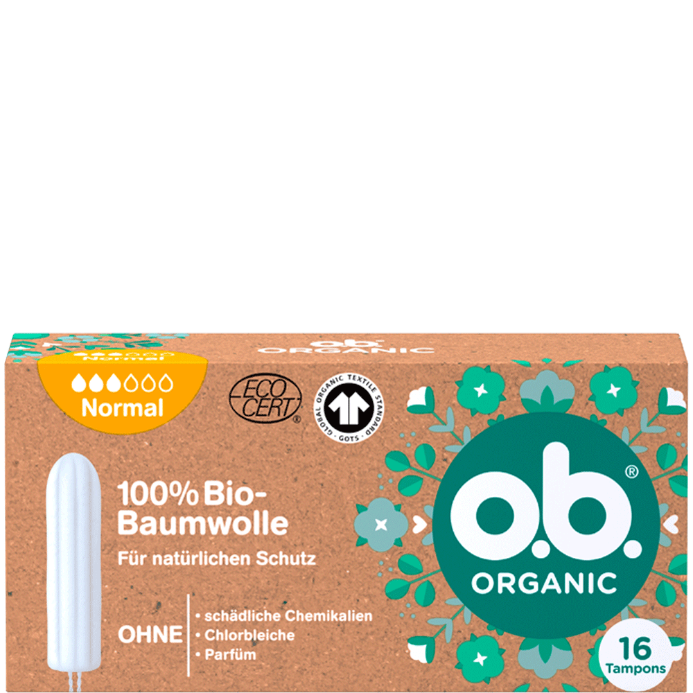 Bild: o.b. Organic Tampons Normal