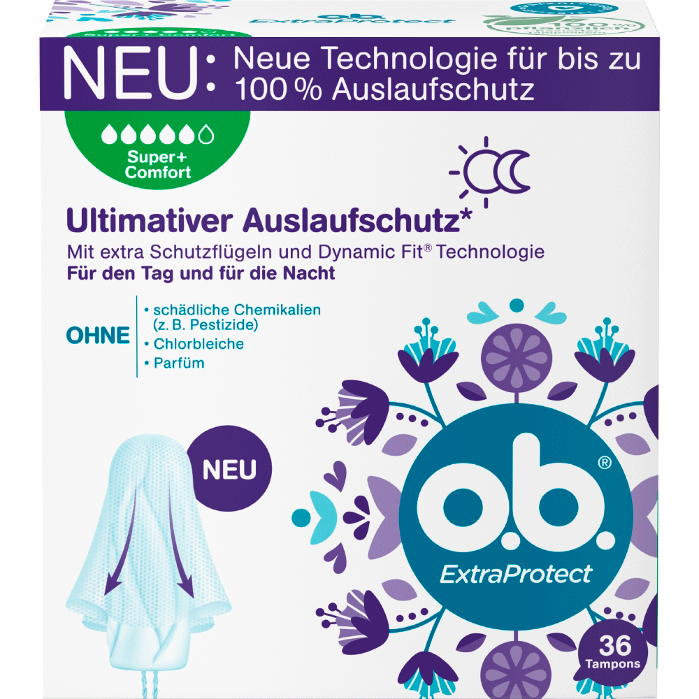Bild: o.b. Extra Protect Tampons Super+