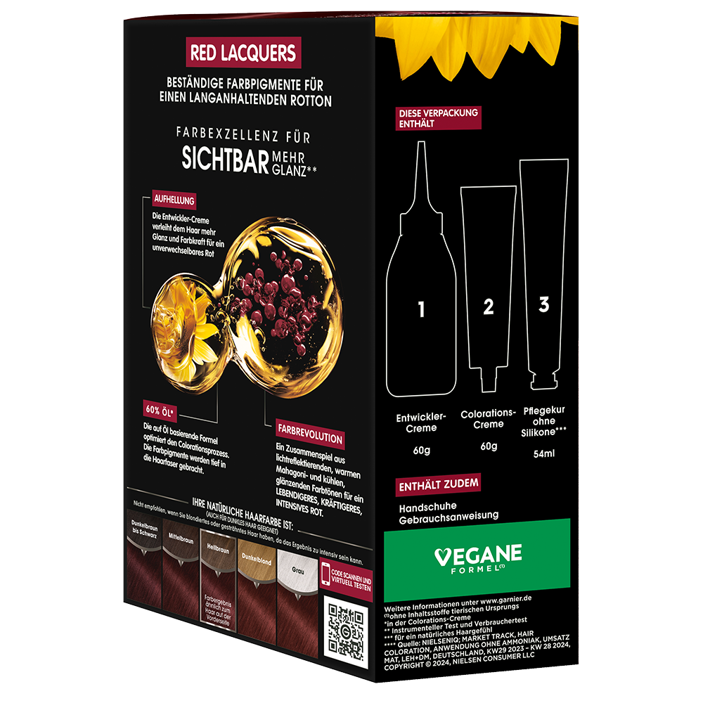 Bild: GARNIER Olia Red Lacquers Glänzendes Weinrot