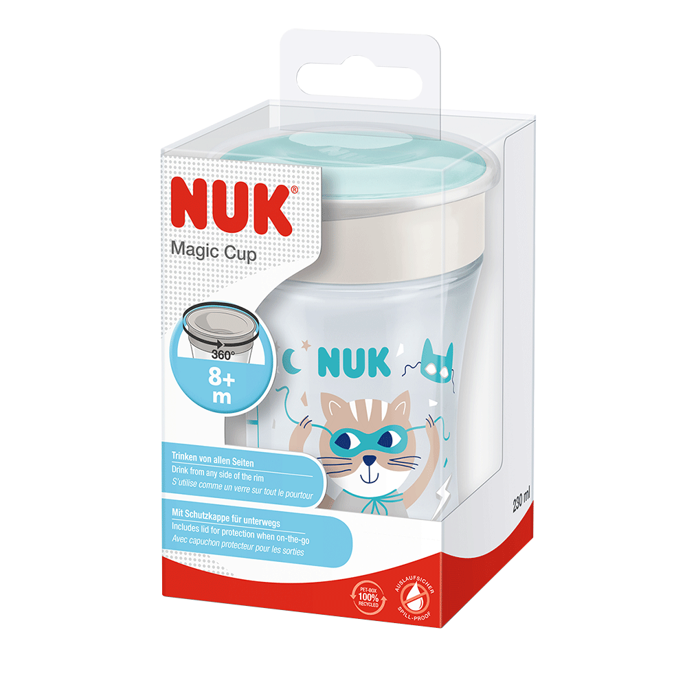 Bild: NUK Magic Cup 230ml ab 8 Monate Blau