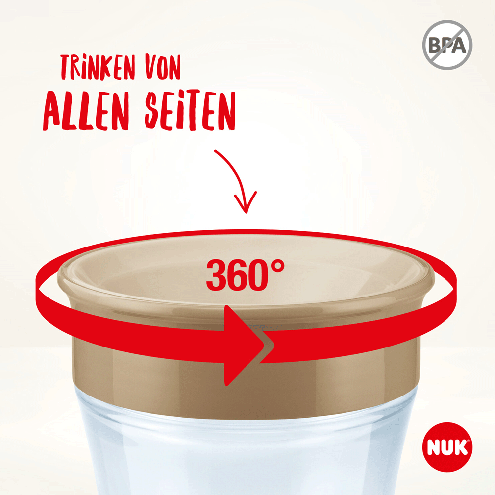 Bild: NUK Magic Cup 230ml ab 8 Monate Blau