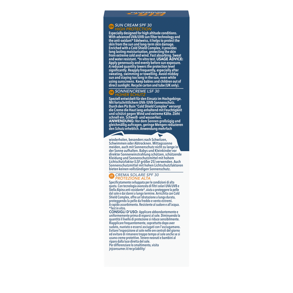 Bild: PIZ BUIN Mountain Sonnencreme LSF 30