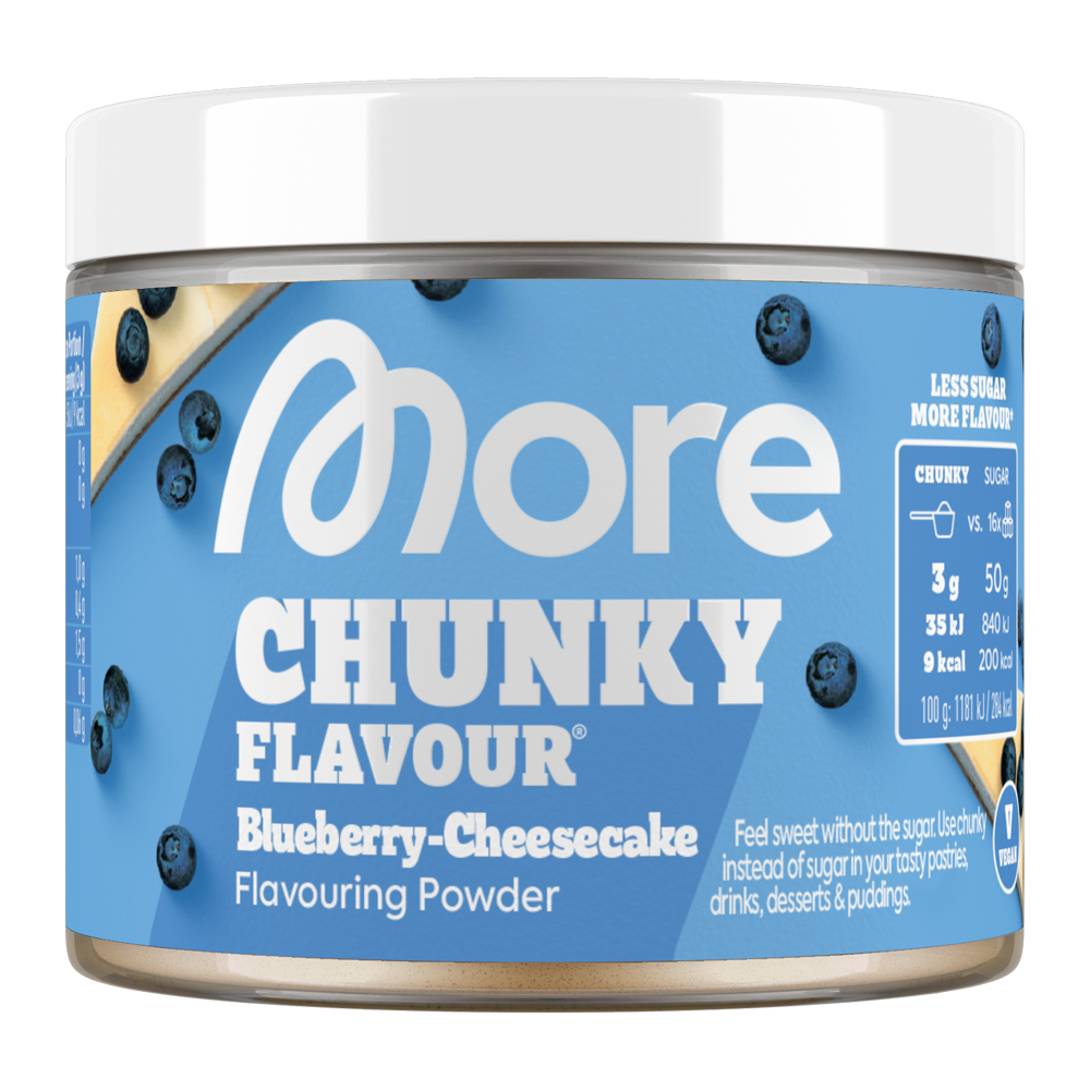 Bild: More Chunky Flavour Blueberry Cheescake Flavouring Powder