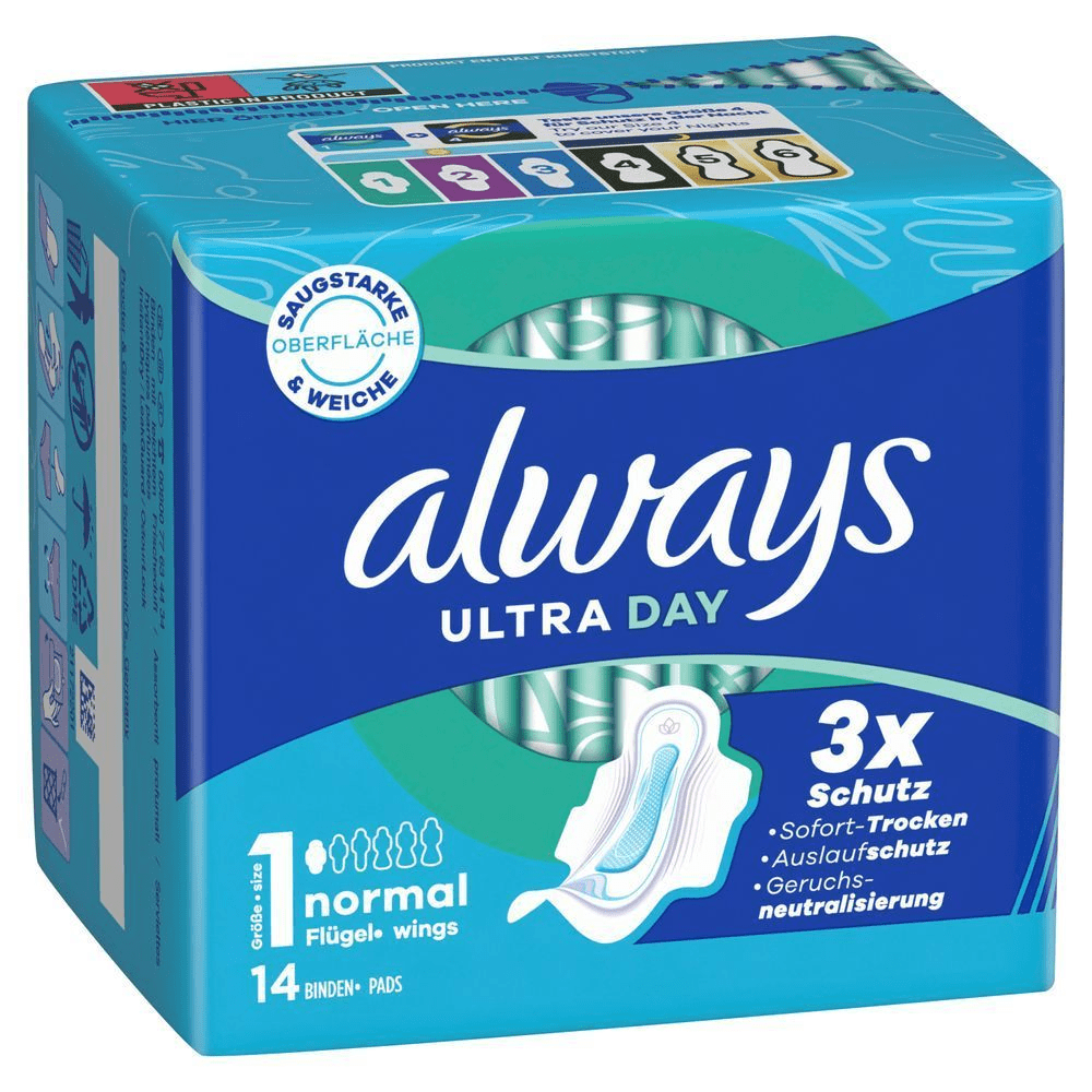 Bild: always Ultra Day Damenbinden Normal 