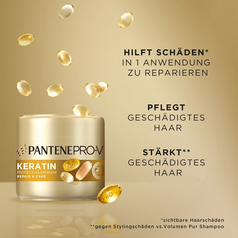 Bild: PANTENE PRO-V Repair & Care Keratin Protect Haarmaske 